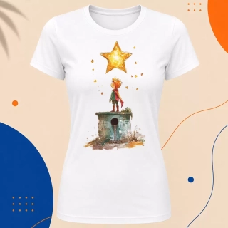 Dámské tričko - Studna v poušti - Malý princ - Le petit prince